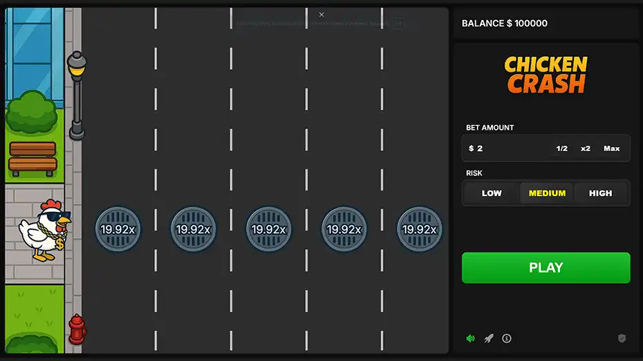 chicken crash astriona