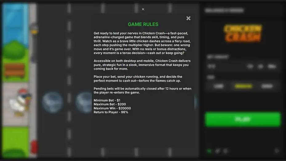 chicken crash Snowstorm