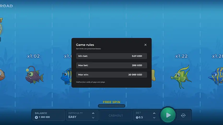 Fish Road бонусы и жемчужины