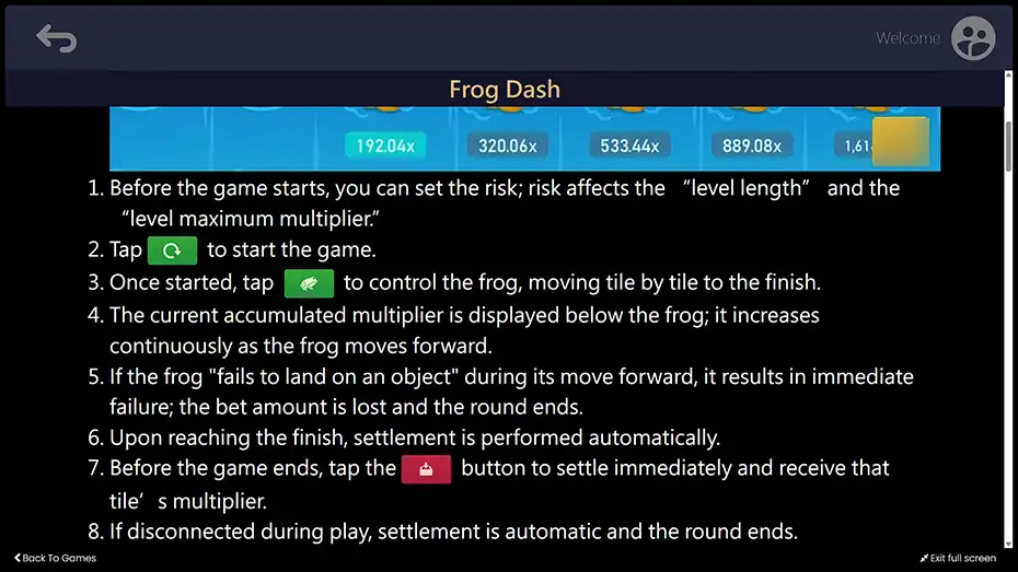 Игровой процесс фрог даш